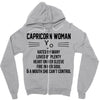 Capricorn Woman Zipper Hoodie