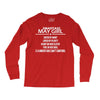 Smartass May Girl Long Sleeve Shirts