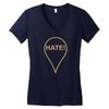 Hate Women's V-Neck T-Shirt