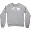nerd printed Crewneck Sweatshirt