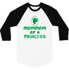 mother's day mommom of a princess 3/4 Sleeve Shirt