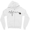 Scary Cat Zipper Hoodie