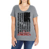 god bless america Ladies Curvy T-Shirt