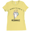 Born To Be A Unicorn! Ladies Fitted T-Shirt