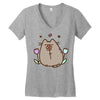 Pusheen The Cat Women's V-Neck T-Shirt