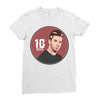 messi top Ladies Fitted T-Shirt