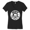 death before decaf coffee Women's V-Neck T-Shirt