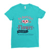 An April Girl Like AFlowers Ladies Fitted T-Shirt