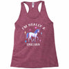 i'm really a unicorn Racerback Tank