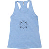 Compass Whit Circle Racerback Tank