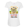 life's a pug Maternity Scoop Neck T-shirt