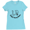 happily shooting blanks Ladies Fitted T-Shirt