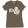 they see me rollin they hatin Ladies Fitted T-Shirt