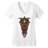 vaatu pattern Women's V-Neck T-Shirt