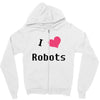 i love robots Zipper Hoodie