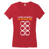 men's i used to have a 6 pack funny beer gut Women's V-Neck T-Shirt