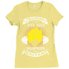Trainning To Go Super Saiyan Ladies Fitted T-Shirt