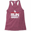 run away rabbit Racerback Tank