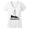 CheckMate Women's V-Neck T-Shirt