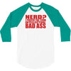 nerd 3/4 Sleeve Shirt