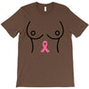 breast with pink ribbon T-Shirt