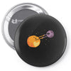 pluto hearts charon Pin-back button