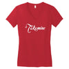 takamine new Women's V-Neck T-Shirt