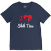 i love shih tzus V-Neck Tee
