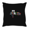 and that how i saved the world Throw Pillow