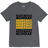 saturday sunday shitday V-Neck Tee
