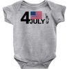 july 4 independence day Baby Bodysuit