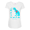 t rex diet Maternity Scoop Neck T-shirt