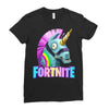 fortnite unicorn Ladies Fitted T-Shirt