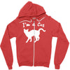 i am a cat lover Zipper Hoodie