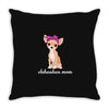 chihuahua mom Throw Pillow