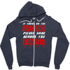 please drag across the finish line Zipper Hoodie