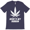 Support Lung Cancer Awareness With A White Cannabis Leaf T-Shirt