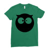 ghost burung Ladies Fitted T-Shirt