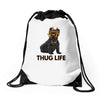 thug life Drawstring Bags