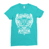 All Men are Created Equal but Only the Best are Born in October Ladies Fitted T-Shirt