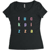 fuck pizza Women's Triblend Scoop T-shirt