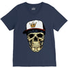 skull V-Neck Tee