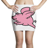 flying pig Mini Skirts