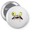 halloween face Pin-back button