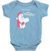 santa define naughty Baby Onesie