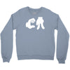 ca cartoon hands Crewneck Sweatshirt