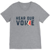 Women's March Hear Our Voice V-Neck Tee
