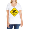 Baby on Board - Something, Something, but Ward! Ladies Curvy T-Shirt