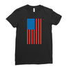 american flag Ladies Fitted T-Shirt