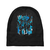 blue vectorfunk Baby Beanies
